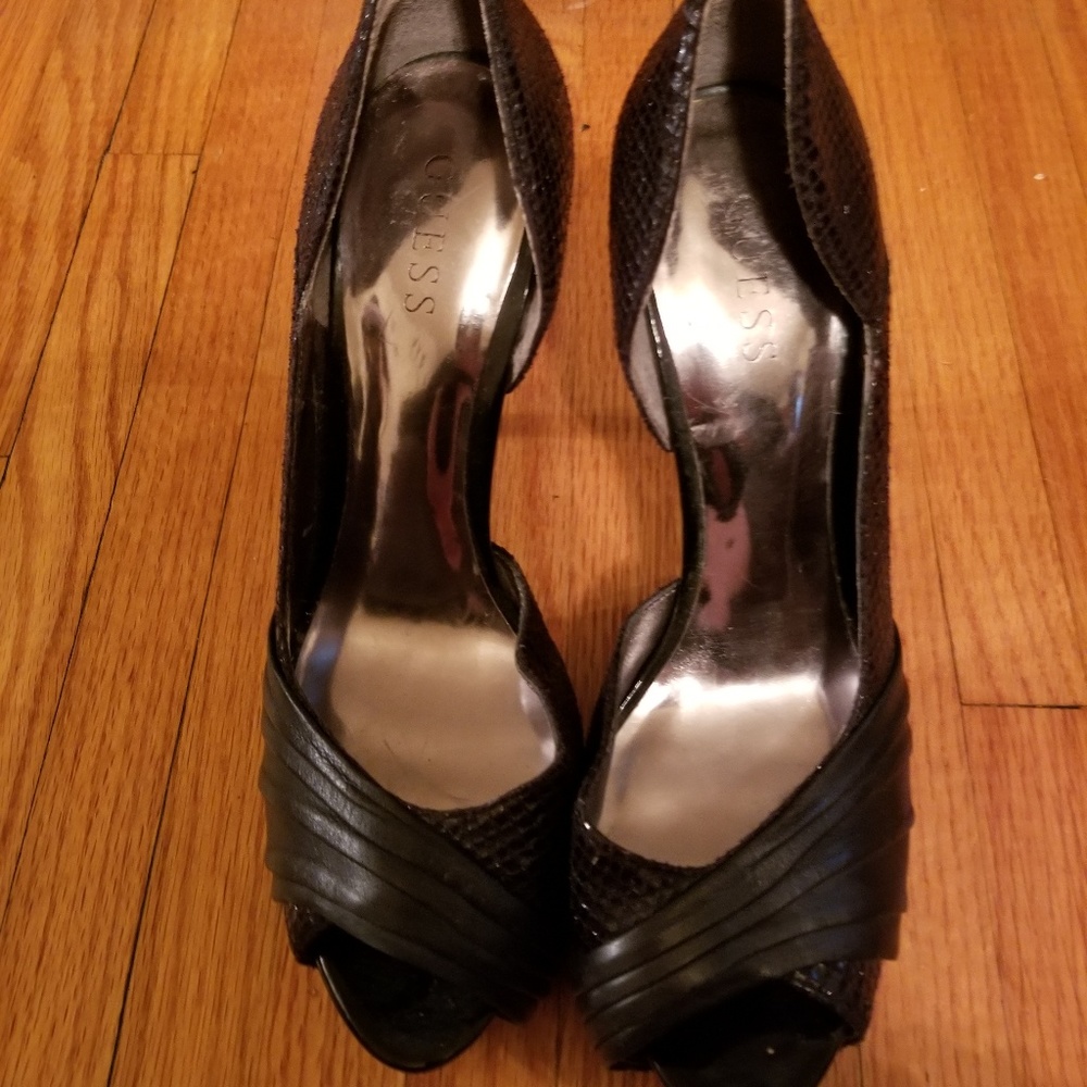 Black Guess Heels